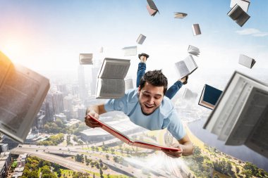 Kendi eğitim olarak okuma. Karışık teknik