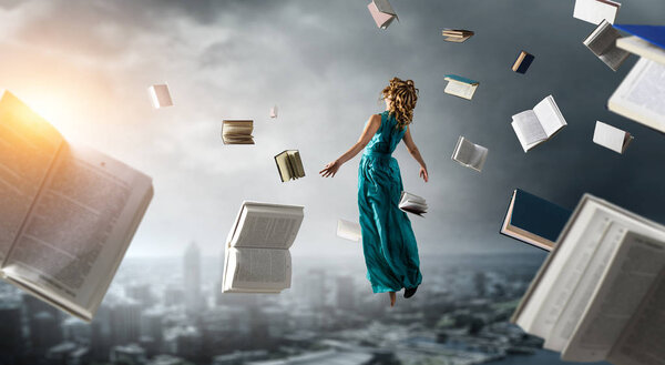 Когда чтение забирает тебя. Смешанные медиа
