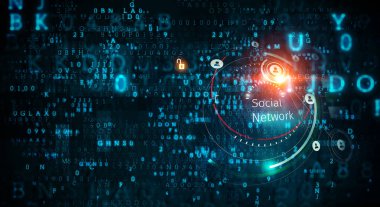 Teknoloji ve hud kavramı. Karışık teknik