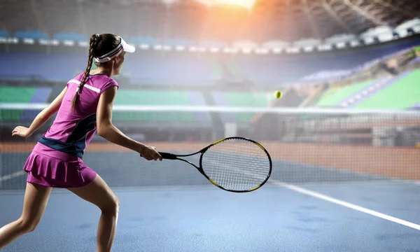 Grote tennisser. Mixed media — Stockfoto