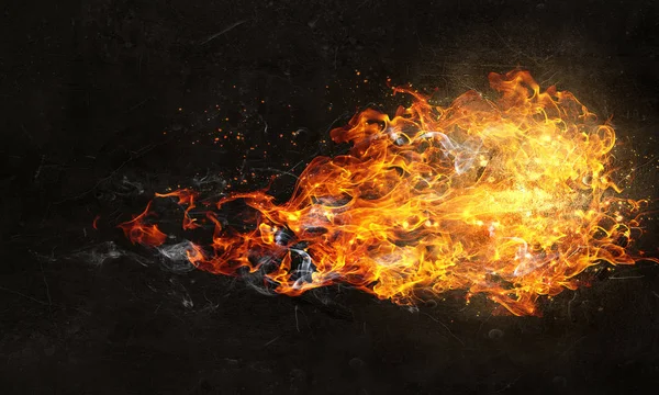 火火焰背景 — 图库照片
