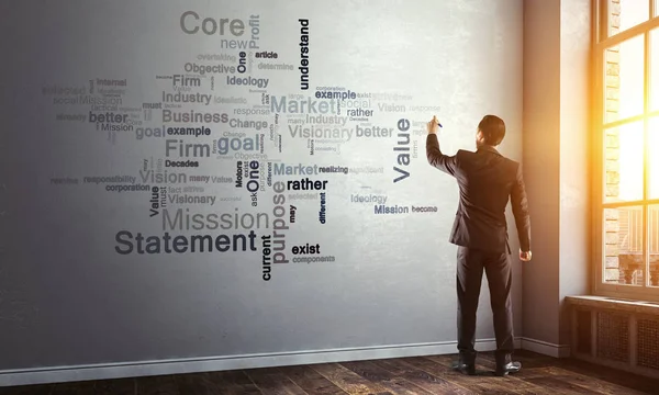 Keywords for effective business concept. Mixed media — Stock Photo, Image