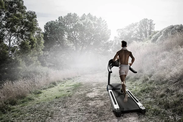 Escolha sua rota para correr. Meios mistos — Fotografia de Stock