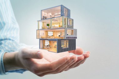 Bu tasarım kişiliği vardır. Karışık teknik