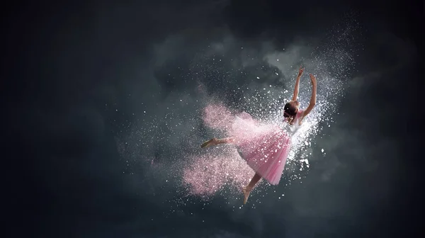 Dromen om ballerina. Mixed media — Stockfoto