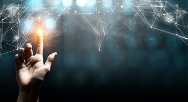 Bağlantı teknolojileri arka plan