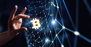 Cryptocurrency arka plan kavramı