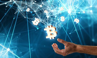 Cryptocurrency arka plan kavramı