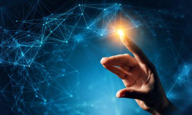 Bağlantı teknolojileri arka plan