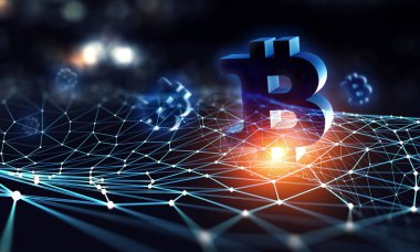 Cryptocurrency arka plan kavramı