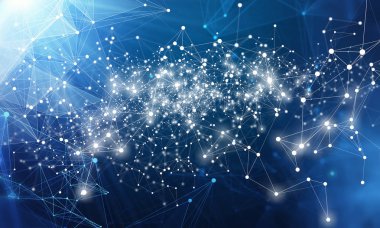 Bilgisayar bağlantı yapısı. 3D render