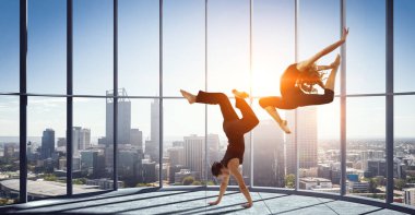 Beat için hareket. Karışık teknik