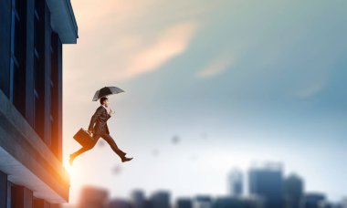 Yukarı ve üst kadar. Karışık teknik