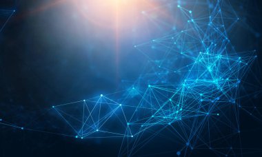 Bilgisayar bağlantı yapısı. 3D render