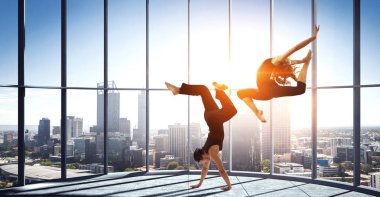 Beat için hareket. Karışık teknik