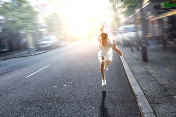 Gara di atleta. Mezzi misti — Foto Stock