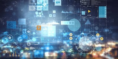 Yenilikçi teknoloji arka plan