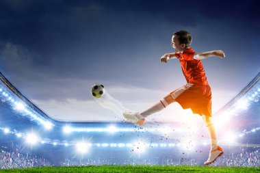 Küçük futbol şampiyonu. Karışık ortam