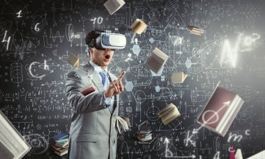 Sanal gerçeklik deneyimi. Geleceğin teknolojileri. Karışık ortam