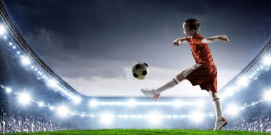 Küçük futbol şampiyonu. Karışık ortam