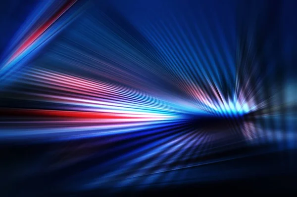 Abstract dark background of light with stripes of colourful rays moving from the center — Stock Photo, Image