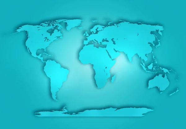 World digital outlined map background — Stock Photo, Image