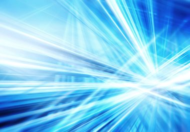 düz kesişen parlak mavi ve beyaz çizgilerile soyut arka plan