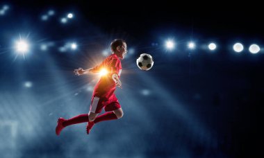 Küçük futbol şampiyonu. Karışık ortam