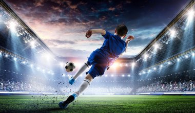 Küçük futbol şampiyonu. Karışık ortam
