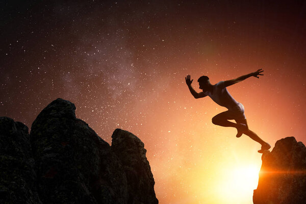 Прыжки через пропасть, вызов концепции.