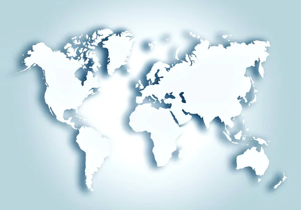 Dünya dijital çizilmiş harita arkaplanı — Stok fotoğraf