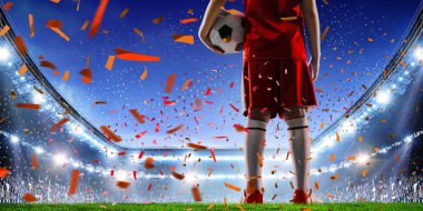 Küçük futbol şampiyonu. Karışık ortam