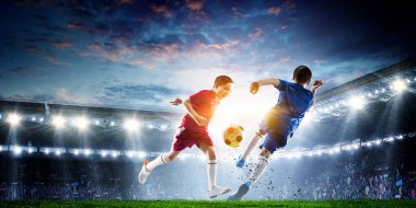Küçük futbol şampiyonları. Karışık ortam