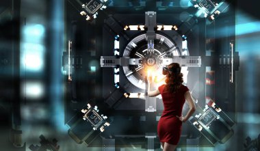 Sanal gerçeklik deneyimi. Geleceğin teknolojileri. Karışık ortam