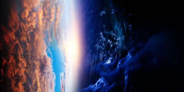 Abstrakte Planeten und Weltraum-Hintergrund — Stockfoto