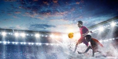 Küçük futbol şampiyonu. Karışık ortam