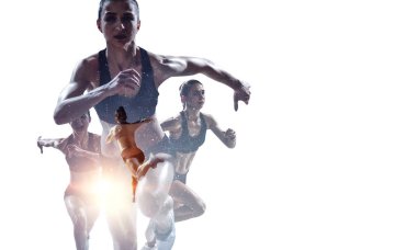Genç bir sporcuyu çalıştırmanın soyut konsepti