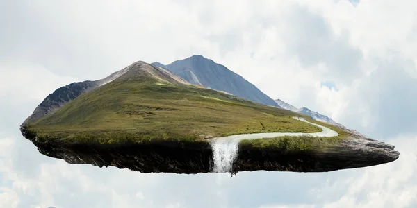 Zomer berg heuvels landschap — Stockfoto