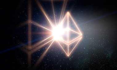 Kripto para dünyası. 3d render