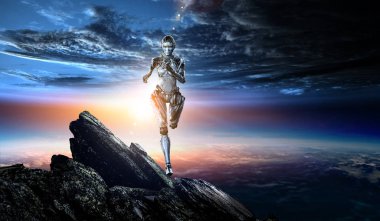 Hareket başlığı sanal gerçeklik. Karışık ortam