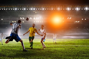 Futbol teması - sıcak maç anları