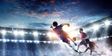 Zafer için sonsuz will ile. Karışık teknik