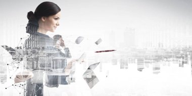 İş yerindeki iş adamları