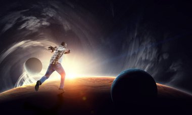 İnternet kullanan adam kavramı