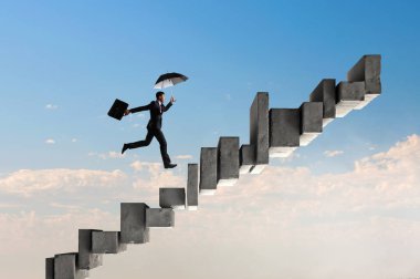 Gökyüzünde başarı merdiveni