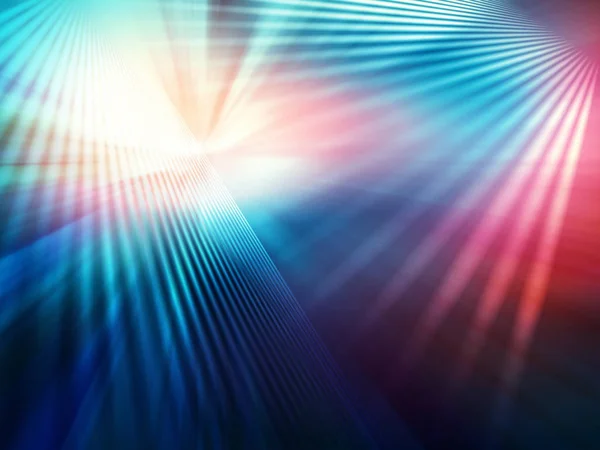 Abstract geometric background of planes with divergent bundles of straight colourful rays — Stock Photo, Image