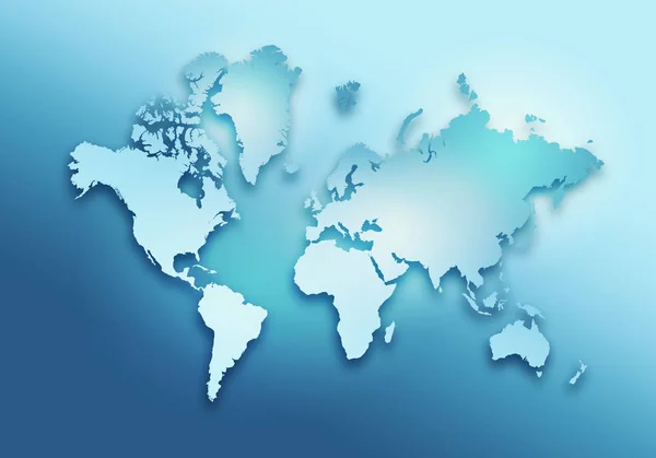 World digital outlined map background — Stock Photo, Image