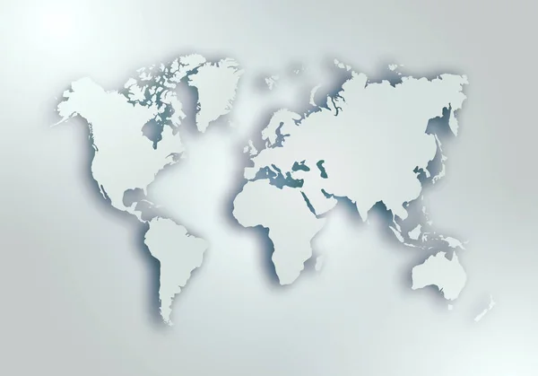 World digital outlined map background — Stock Photo, Image