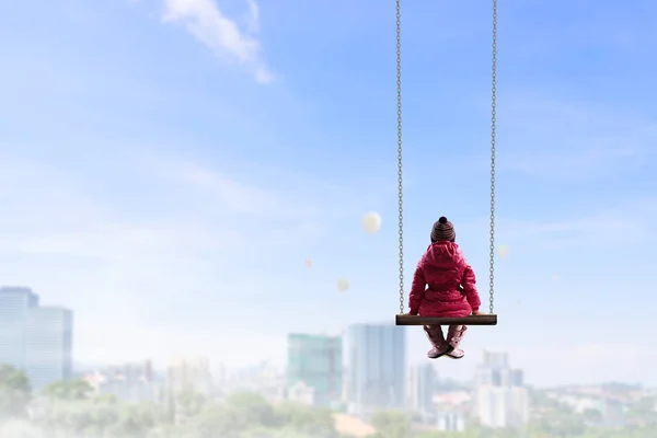 Dulces sueños infantiles. Medios mixtos —  Fotos de Stock