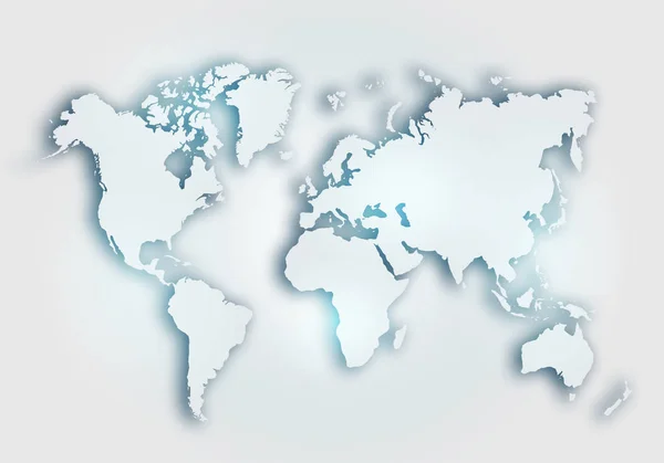 World digital outlined map background — Stock Photo, Image